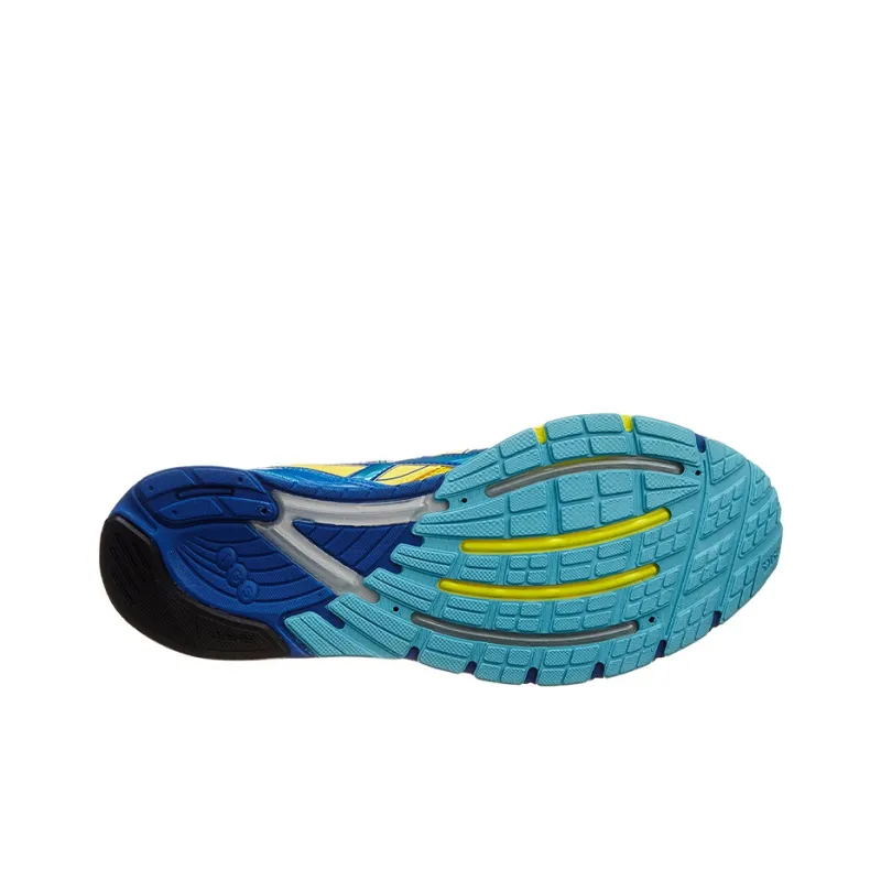 Asics Skysensor Glide 2 Wear-Resistant Low-Top Running Shoes Men's Yellow Blue-4