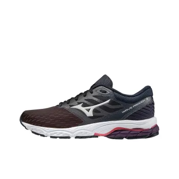 Mizuno Pro Wave Breathable Cushioning Slip-Resistant Low-Top Running Shoes Women's Black Red