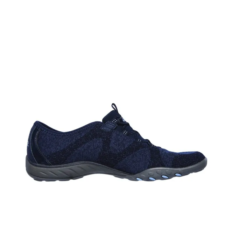 Skechers Breathe-Easy Casual Shoes Women's Low-Top Marine Blue-1