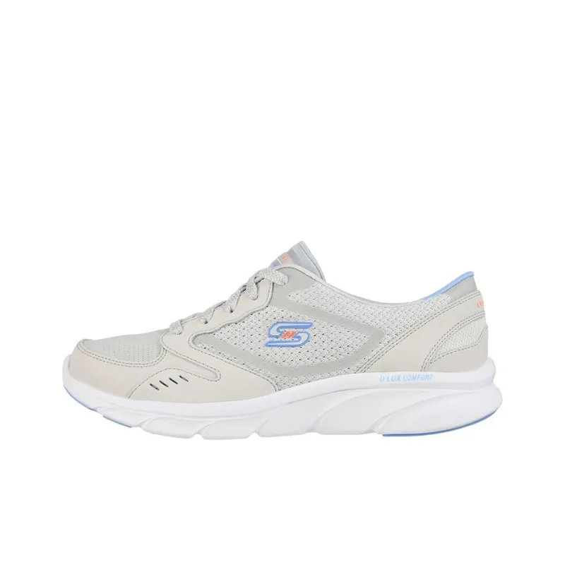 Skechers D'lux Comfort Running Shoes Women's Low-Top Dark Gray-0