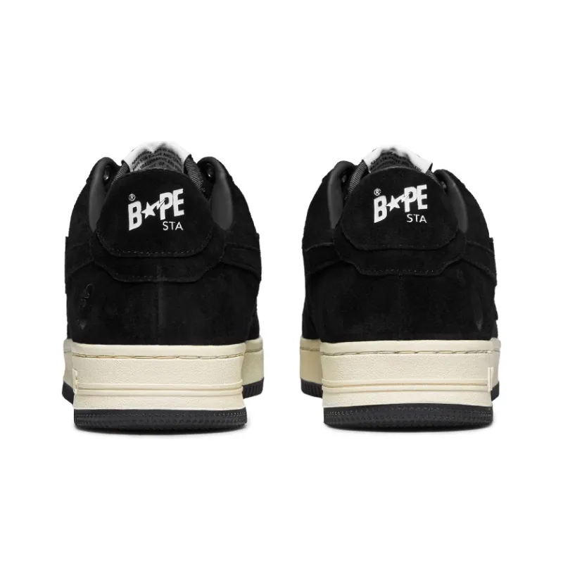BAPE A BATHING APE Bape Sta Black Suede-1