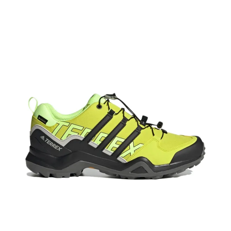 Adidas Terrex Swift R2 GTX Breathable Low-Top Outdoor Shoes Men's Yellow Black-1
