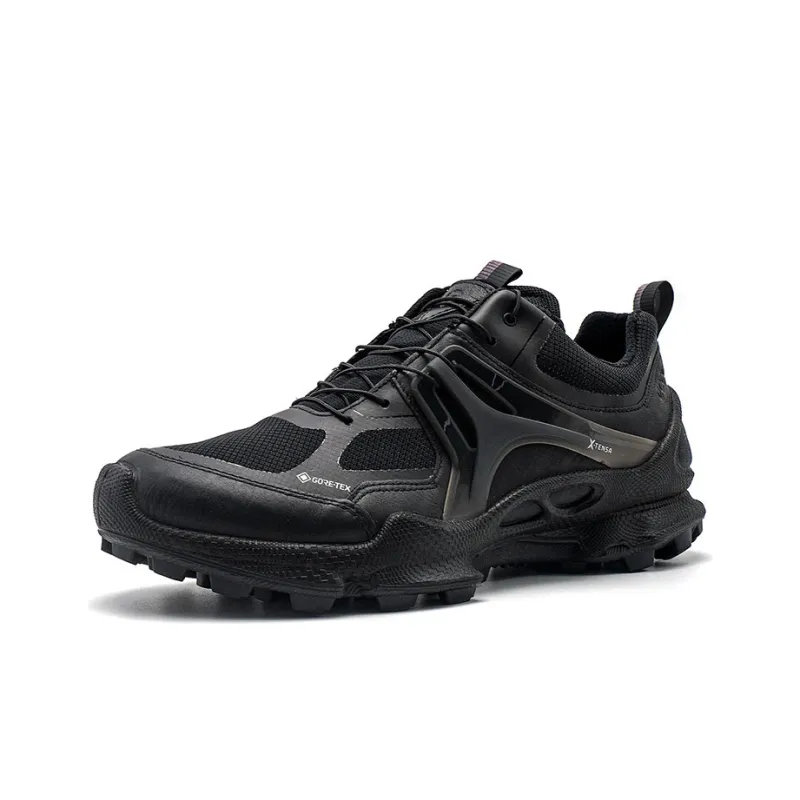 Ecco Walking C Outdoor Shoes Men Low-Top Black-1