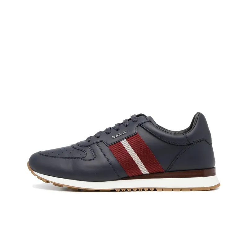 BALLY Cushioning Anti Slip And Wear Resistant Low Top Running Shoes Men's Blue-0