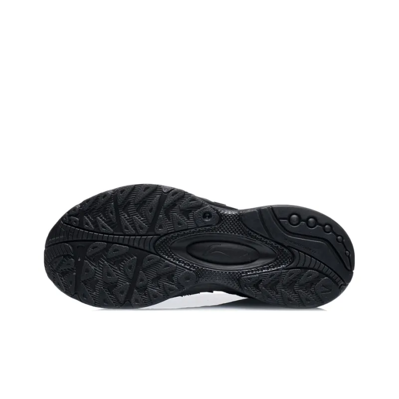 LiNing V8 Support Cushioning Abrasion Resistant Low Top Running Shoes Women's Black-4
