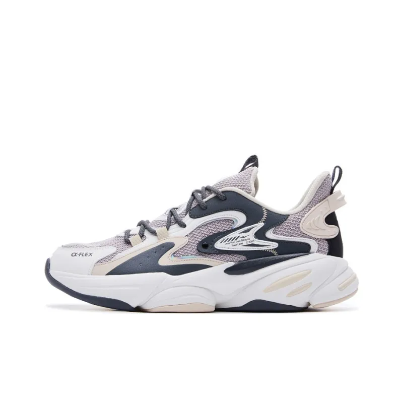 Erke Chi Pan Α Fle Low Top Running Shoes Men's Gray-0