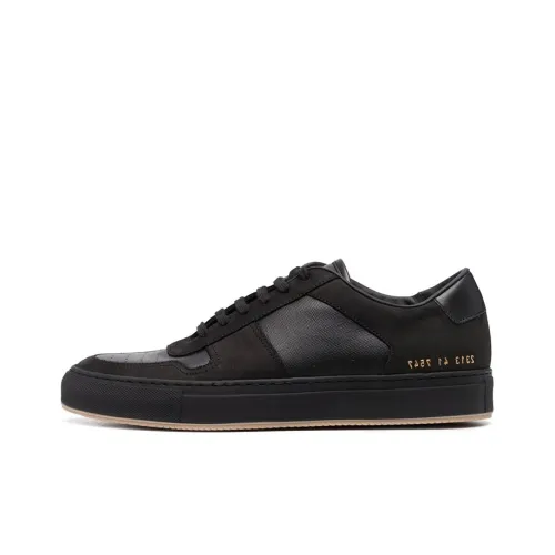 COMMON PROJECTS BBall Low Leather Nubuck Black