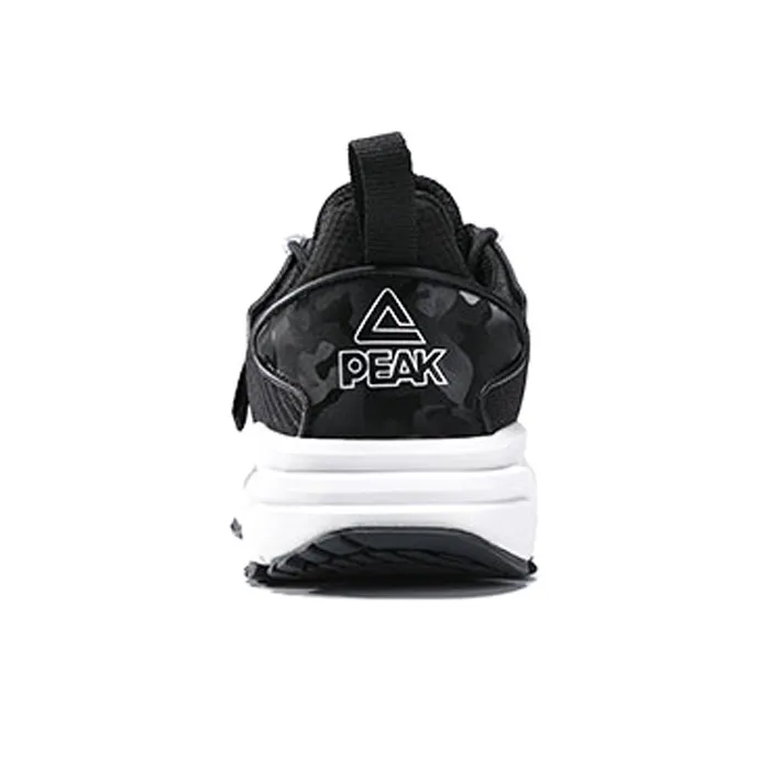 PEAK Wear Resistant Low Top Running Shoes Men's Black Comfortable Outdoor Sports-2