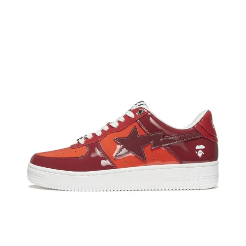 BAPE A BATHING APE Bape Sta Low Color Camo Combo Red