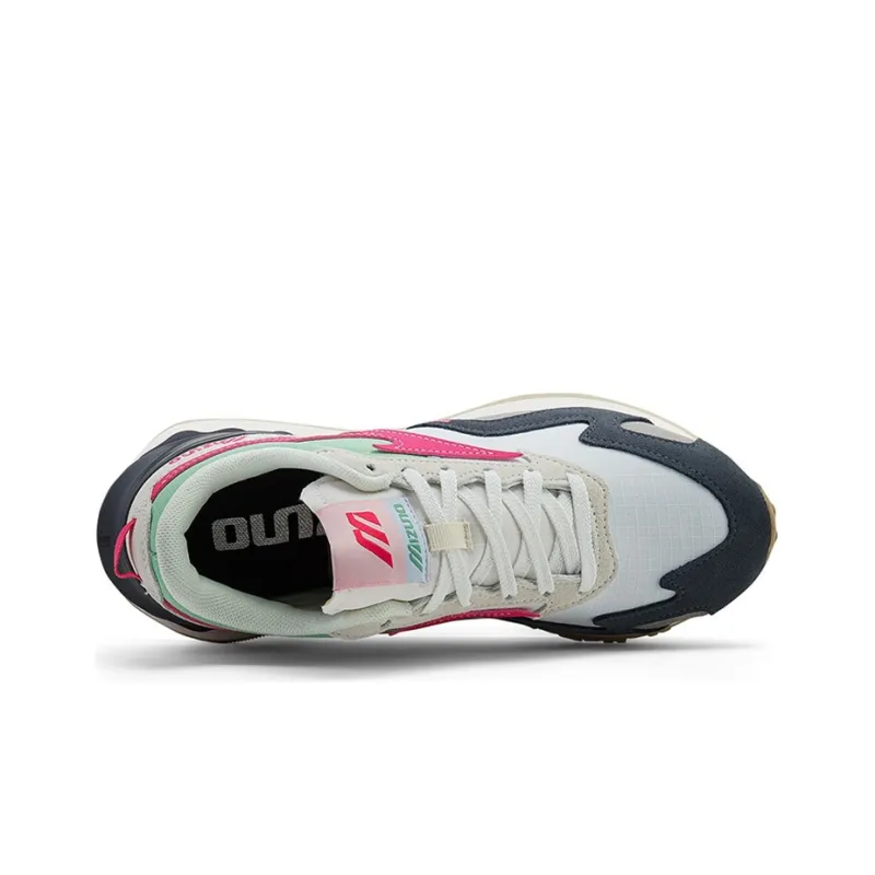 Mizuno LG 70s Low Top Running Shoes Unisex Gray Blue Red Vintage-2