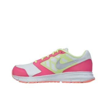 Nike Downshifter 6 Cushioning Anti-Slip Wear-Resistant Breathability Low-Top Running Shoes GS Pink White Yellow