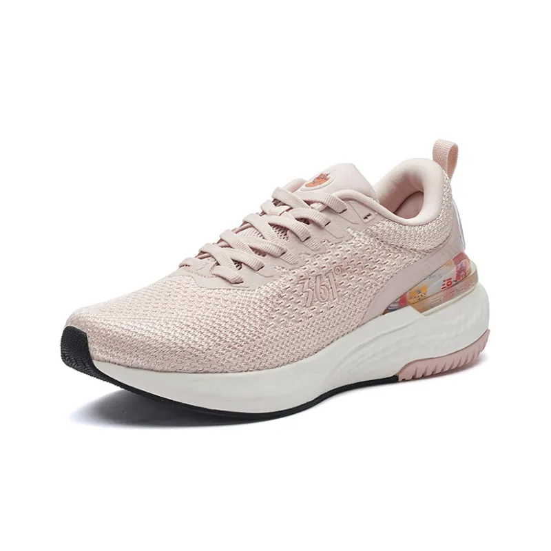 361° Fei Ren Running Shoes Women's Low Top Fresh Pink-1