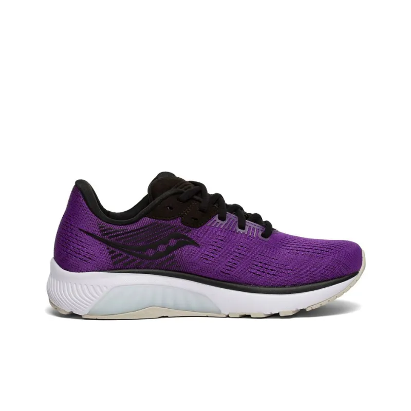 Saucony Guide 14 Cushioning Anti-Slip And Wear-Resistant Lightweight Support Low-Top Running Shoes Women's Purple-1