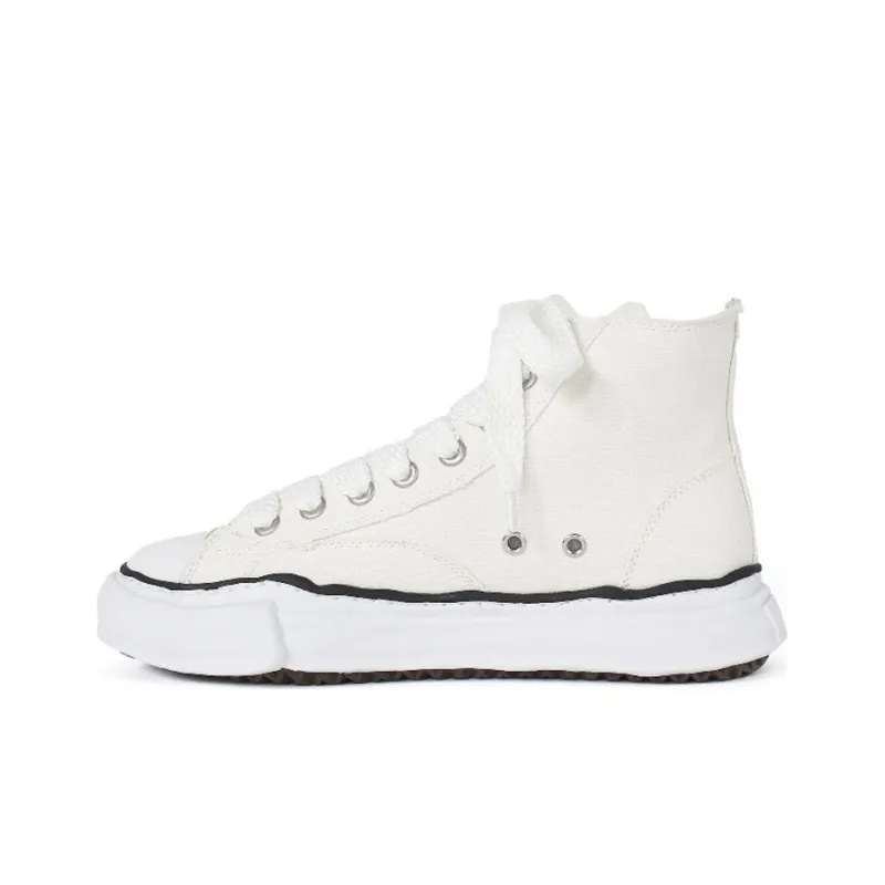 MIHARA YASUHIRO Peterson OG Sole Canvas High White-0