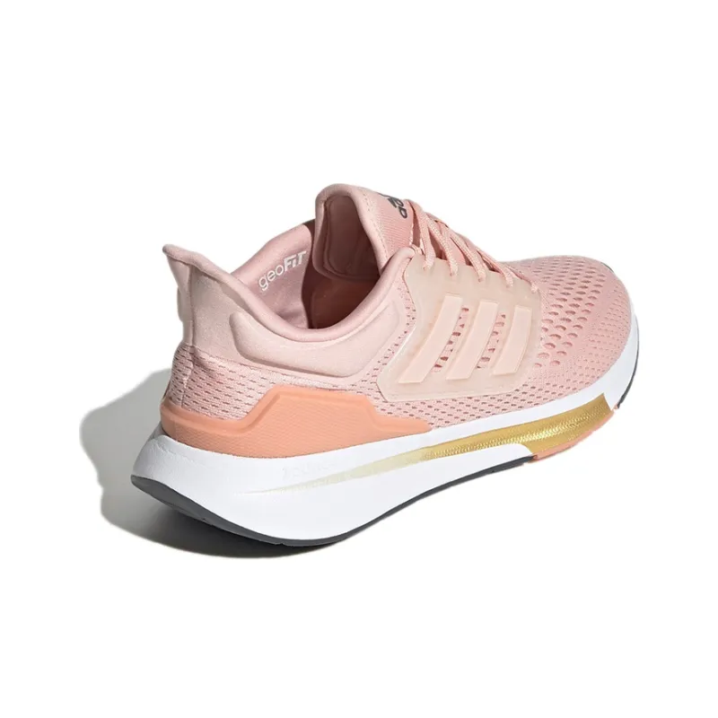 Adidas Abrasion Resistant Low Top Running Shoes Women's Pink-3