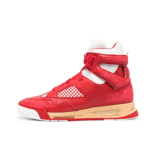 Maison Margiela Replica Skateboard Shoes Men High-Top Red