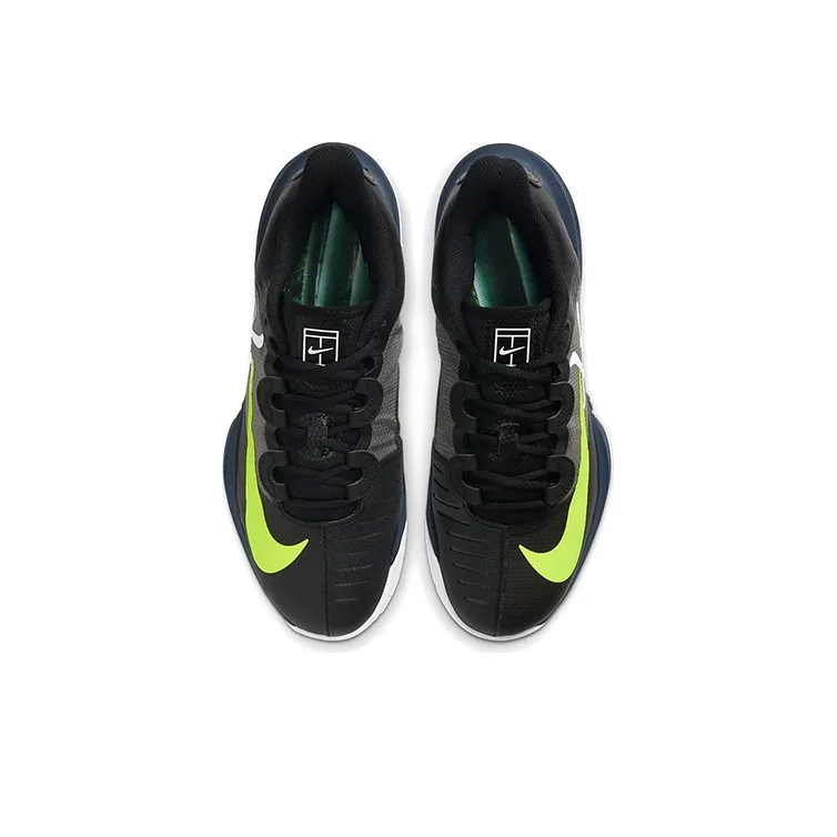 Nike Court Air Zoom Gp Turbo Black Volt Navy Women's-3