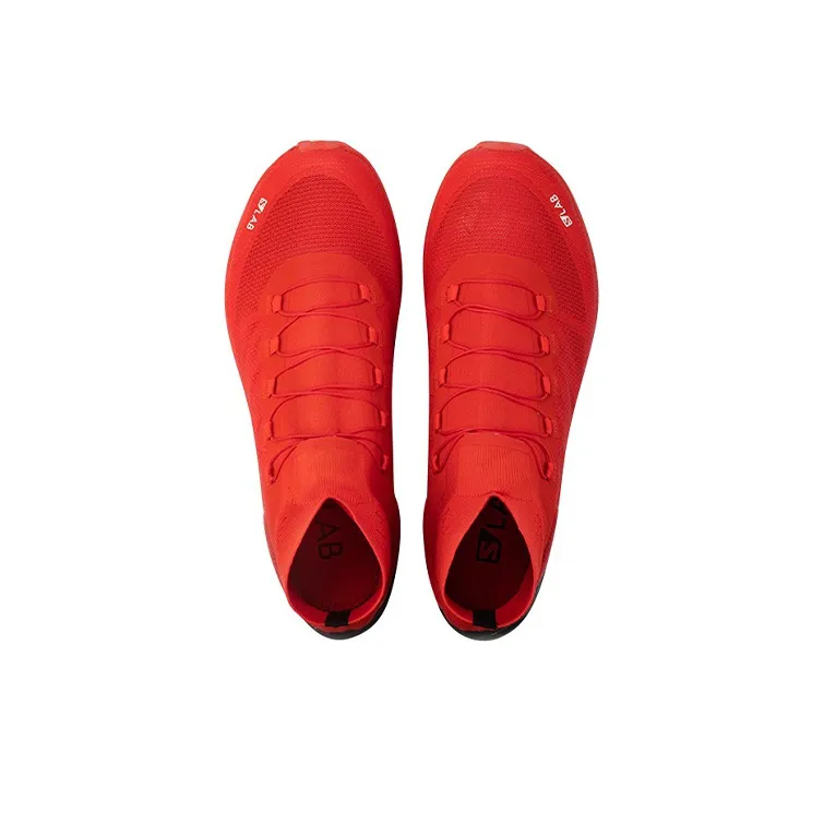 SALOMON S/lab Sense 8 SG Slip Resistant, Abrasion Resistant, Breathable Mid Top Hiking Shoes Unisex Competition Red-3