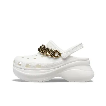 Crocs Retro Chain White Gold Sandals 'White Gold' Women's