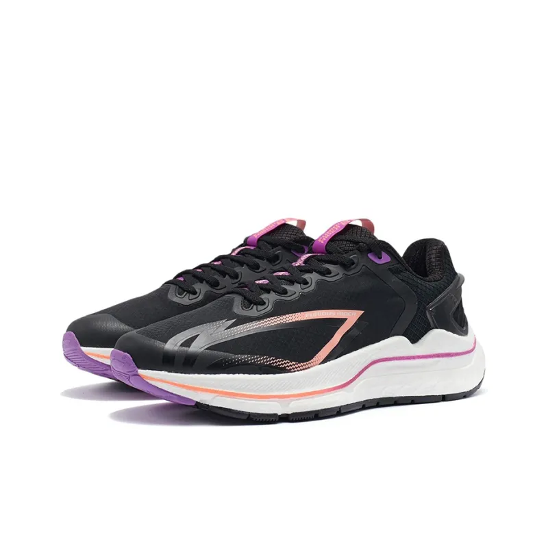 LiNing Furious Rider 5.0 Anti Slip And Wear Resistant Lightweight Low Top Running Shoes Black Pink Purple-2