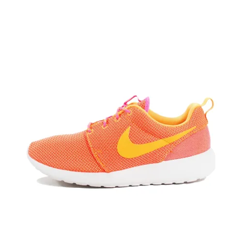 Nike Rosherun Pink Glow/Atomic Mango-Summit White-Volt Women's