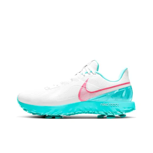 Nike React Infinity Pro Running Shoes Unisex Low-Top White/Pink/Green