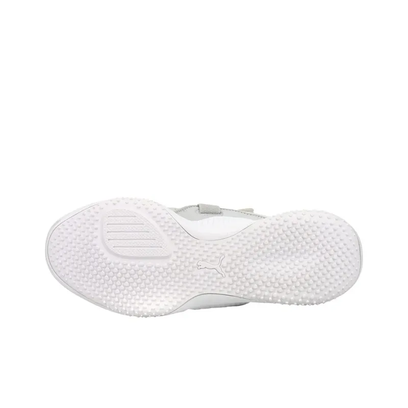 PUMA Porsche Legacy Speedcat Non-slip Wear-resistant Shock Absorption Low-Top Running Shoes Men's White Gray-4