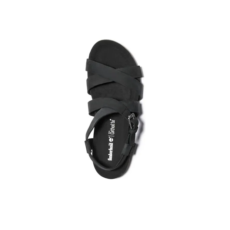 Timberland Women's Malibu Waves Ankle-Strap Sandal 'Jet Black'-2