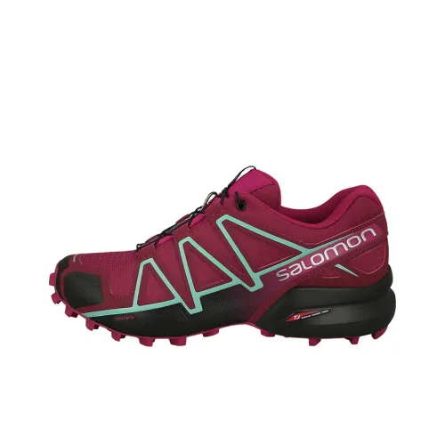 SALOMON Speedcross 4 Running Shoes Women's Low-Top Burgundy