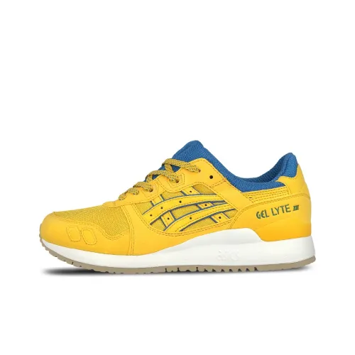 Asics Gel Lyte 3 Low Top Running Shoes Unisex Lemon