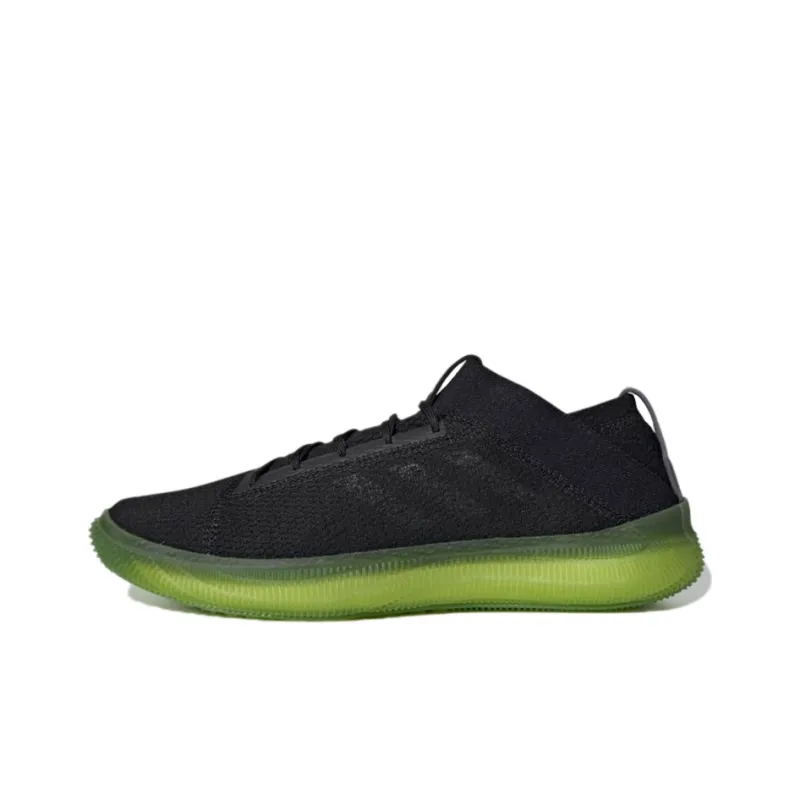 Adidas Pure Boost Trainer Low-Top Running Shoes Men's Black Green-0