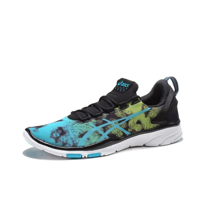 Asics Gel-Fit Sana 2 Wear-Resistant Breathable Slip-Resistant Low-Top Running Shoes Women's Cerulean Black-1