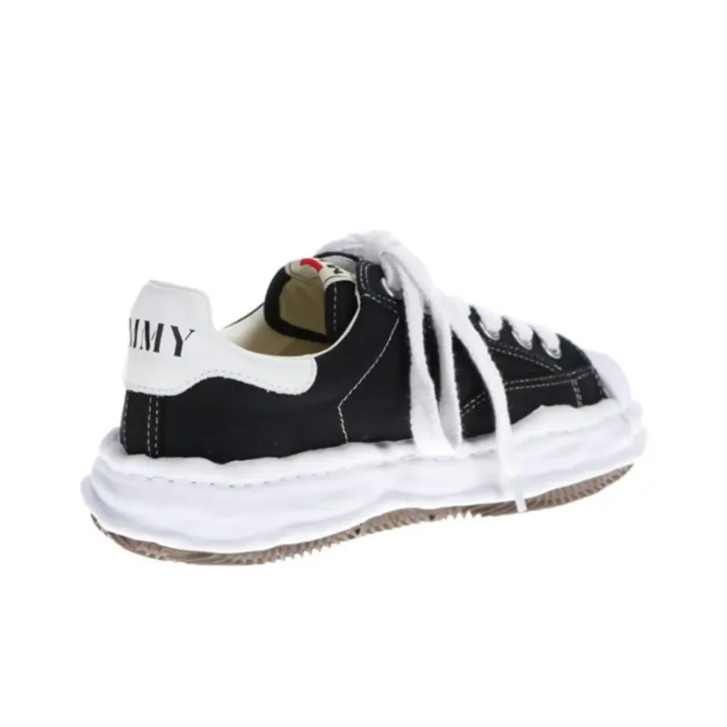 MIHARA YASUHIRO Blakey OG Sole Canvas Low Black No Logo-5