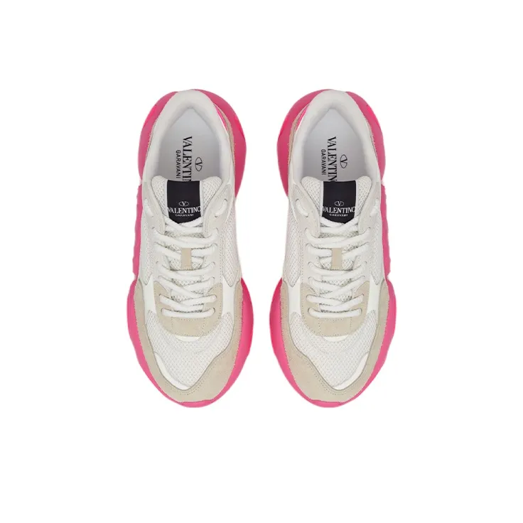 Valentino Bubbleback Sneaker 'White Fuchsia'-2