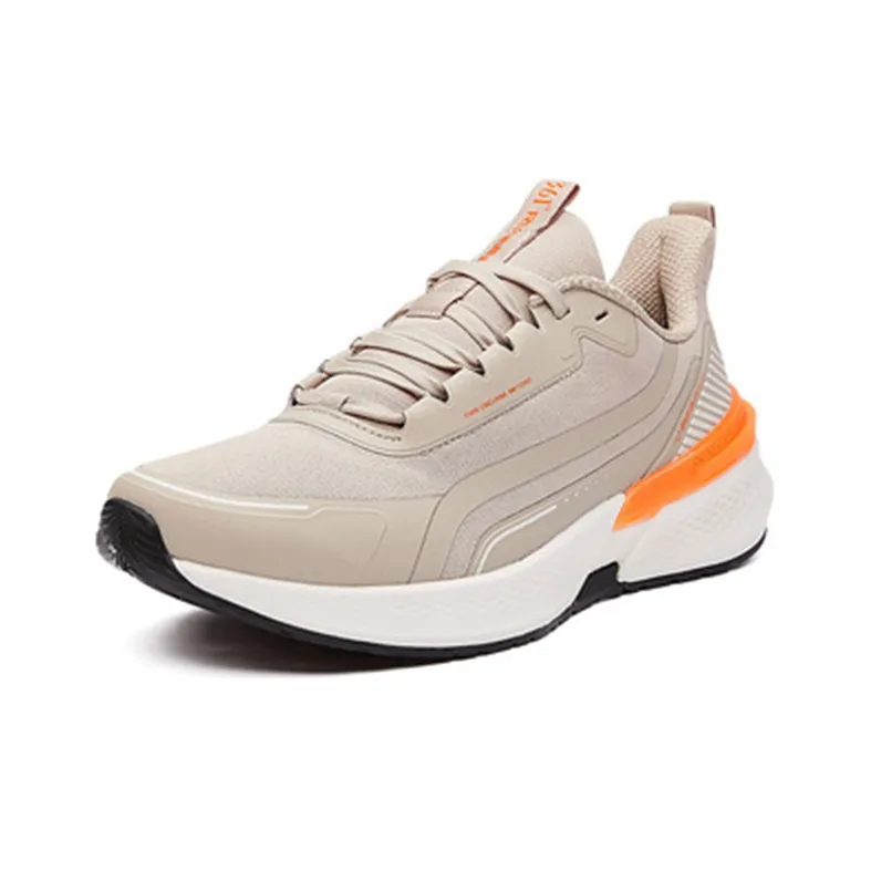 361° Rain Screen Cushioning Low Top Running Shoes Men's Light Bone Water Repellent-1