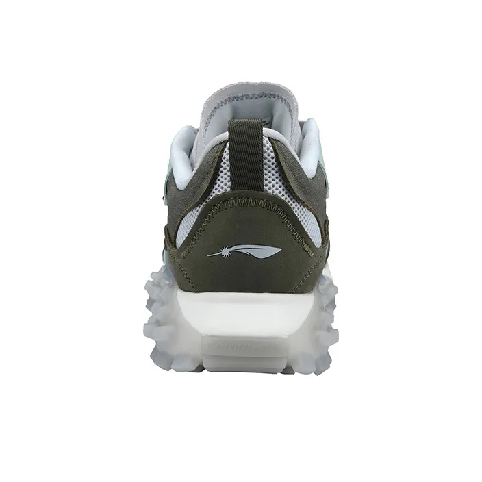 LiNing Cushioning, Slip Resistant, Abrasion Resistant, Coverage, Support Low Top Sports Casual Shoes Men's Glacier Gray-3