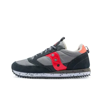 Saucony Jazz Original Cushioning Anti Slip Wear Resistant Breathability Low Top Casual Running Shoes Men's Gray