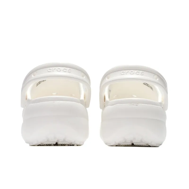 Crocs Classic Platform Clog White Women's-2