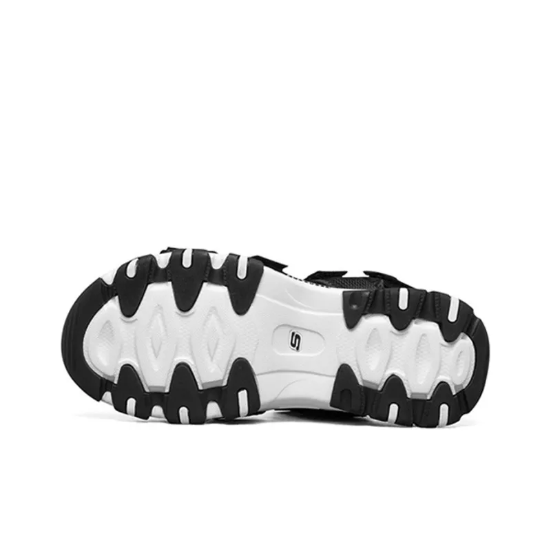 Skechers D Lites 2.0 3 Straps Sandals 'Black White' Women's-3