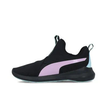Trailblazer x PUMA Rebel Cushioning Wear-Resistant Mid-Top Running Shoes Women's Black Pink