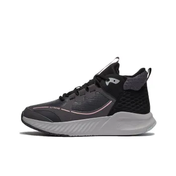 LiNing Soft Zero WNTR Zero WNTR Cushioning Rebound Mid Top Running Shoes Women's Black
