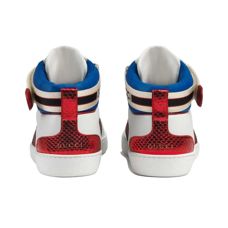 GUCCI Stripe Ace High Top-4