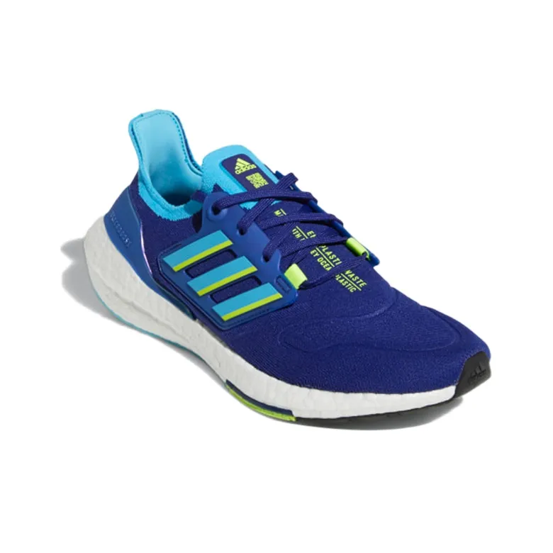 Adidas Ultra Boost 22 Legacy Indigo Sky Solar Yellow-2