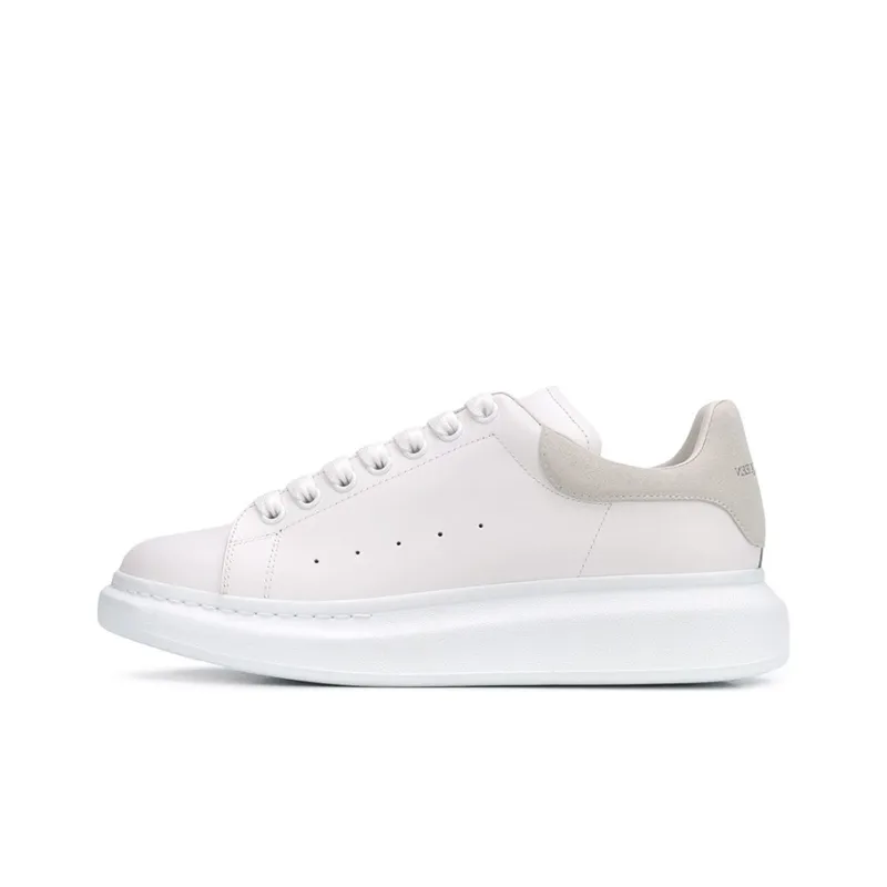 Alexander McQueen Oversized Sneaker 'White Grey Suede'-0