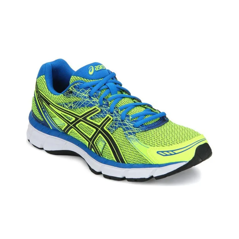 Asics Gel-Excite 2 Breathable Low-Top Running Shoes Men's Yellow Blue-1