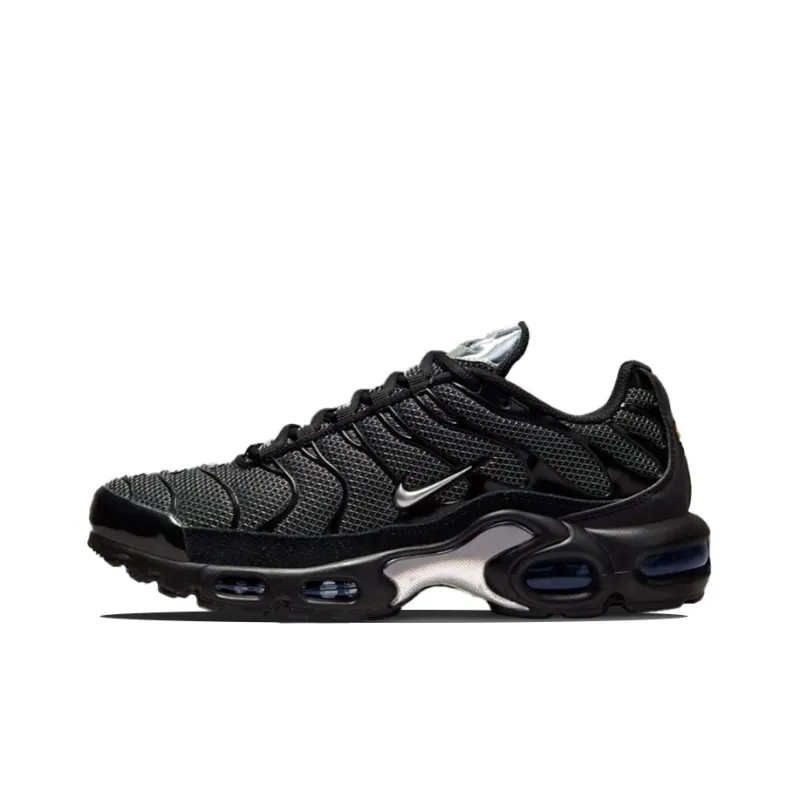 Nike Air Max Plus Black Suede Silver Women's-0