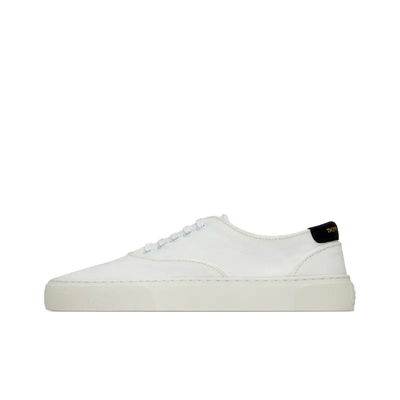 SAINT LAURENT Venice Skateboard Shoes Women's Low Top White-0