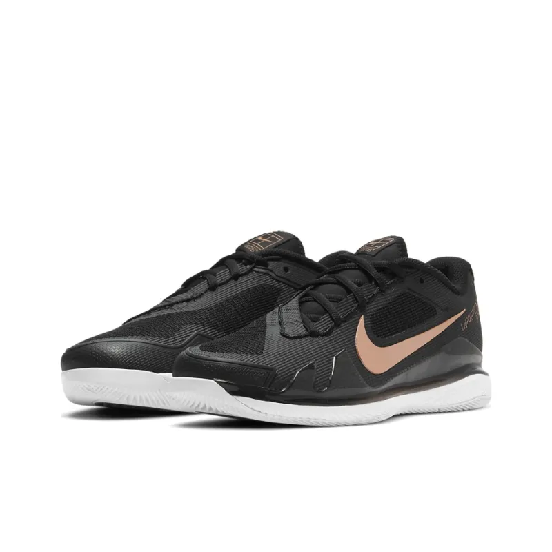 Nike Court Air Zoom Vapor Pro Hc Black Metallic Gold Women's-2