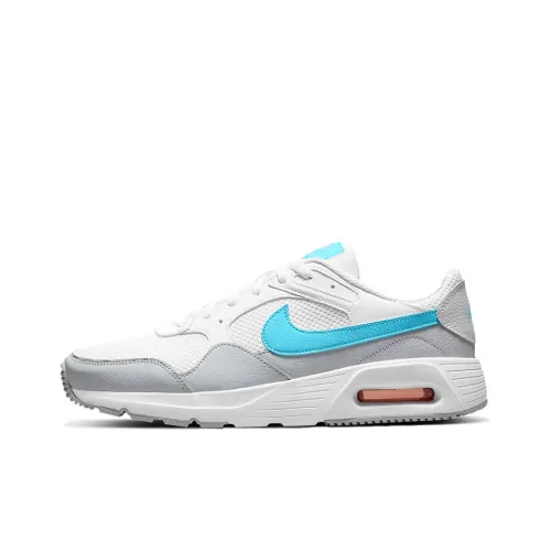 Nike Air Max Running Shoes Men Low-Top White/Gray/Blue