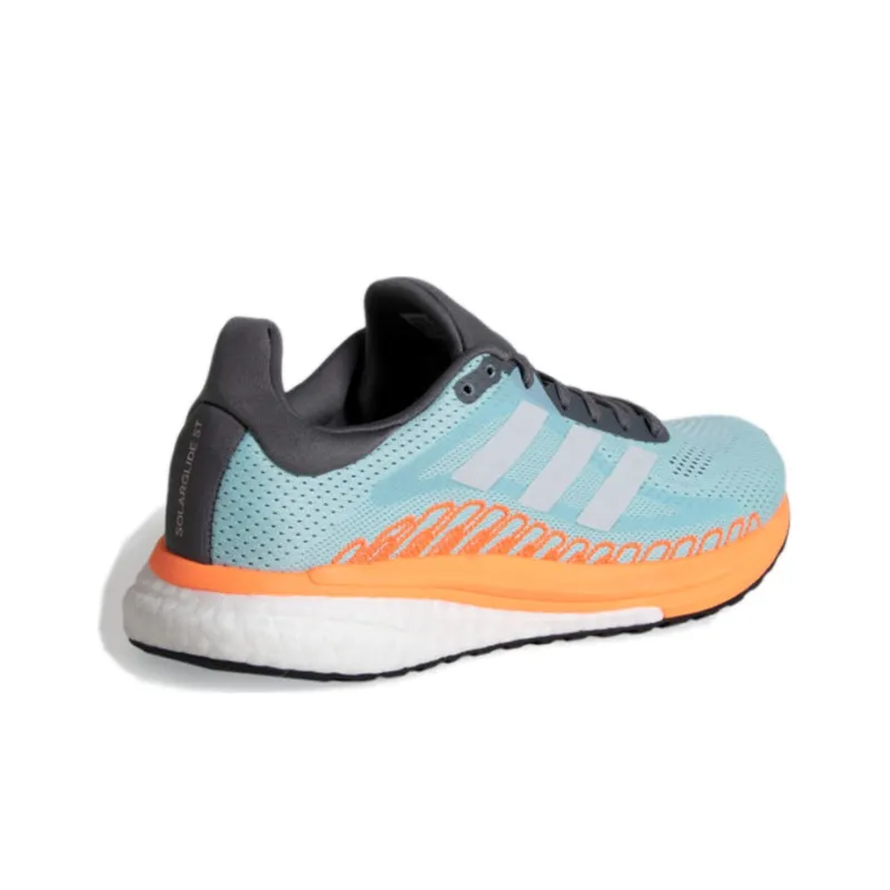 Adidas Solar Glide 3 St Breathable Low-Top Running Shoes Women's Blue Orange-3
